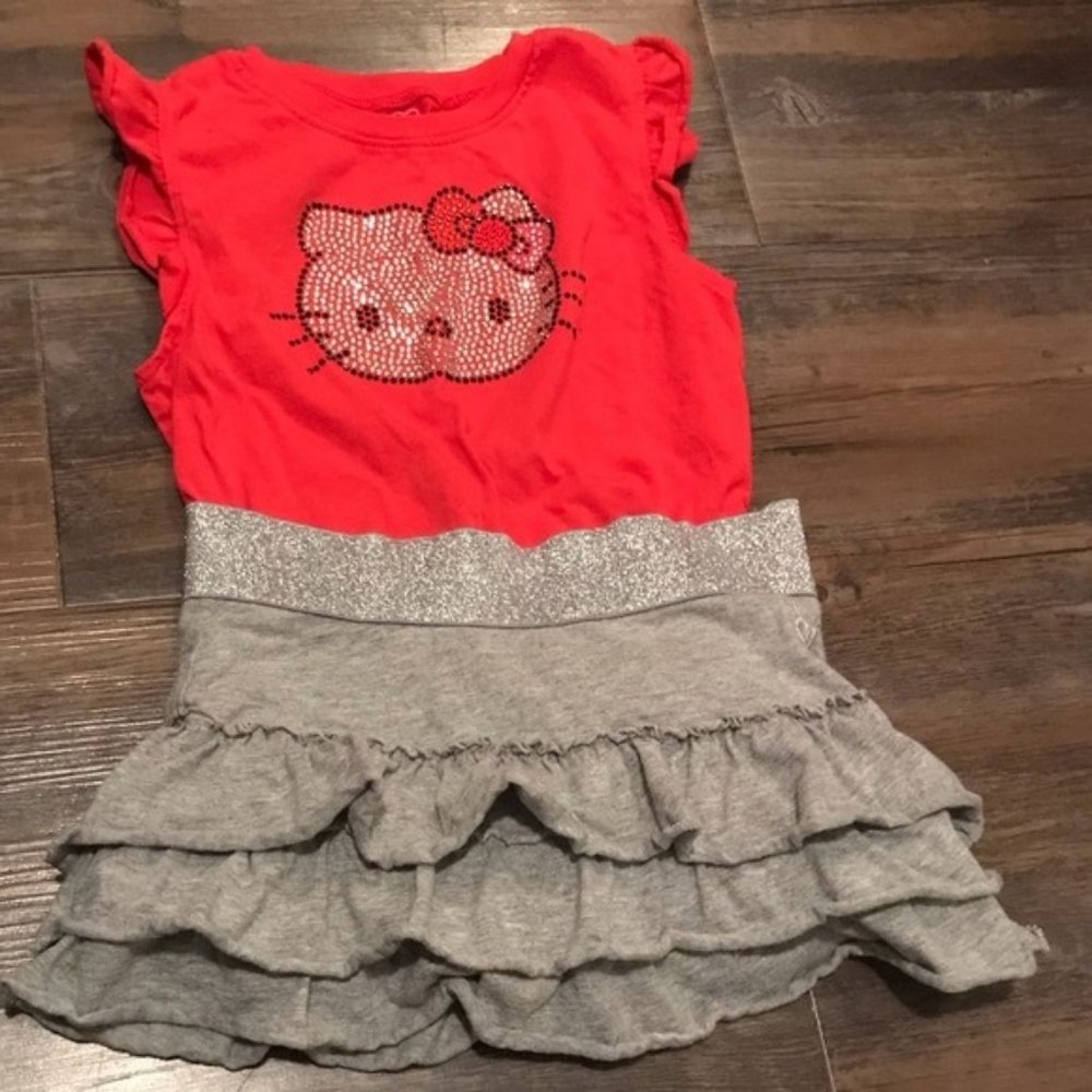 2 for $20 Justice girls 6Y cute ruffled skort with free Hello Kitty Shirt